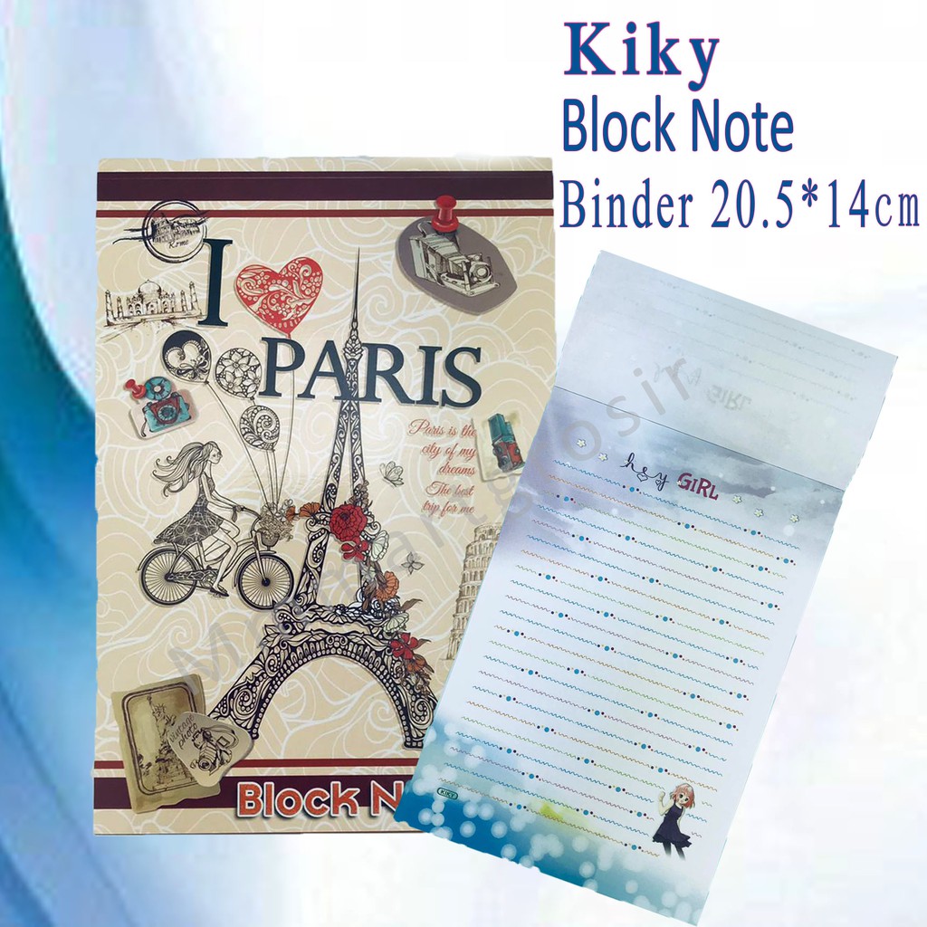 

Kiki/Block Note/Buku Catatan Sehari hari/Buku/624403