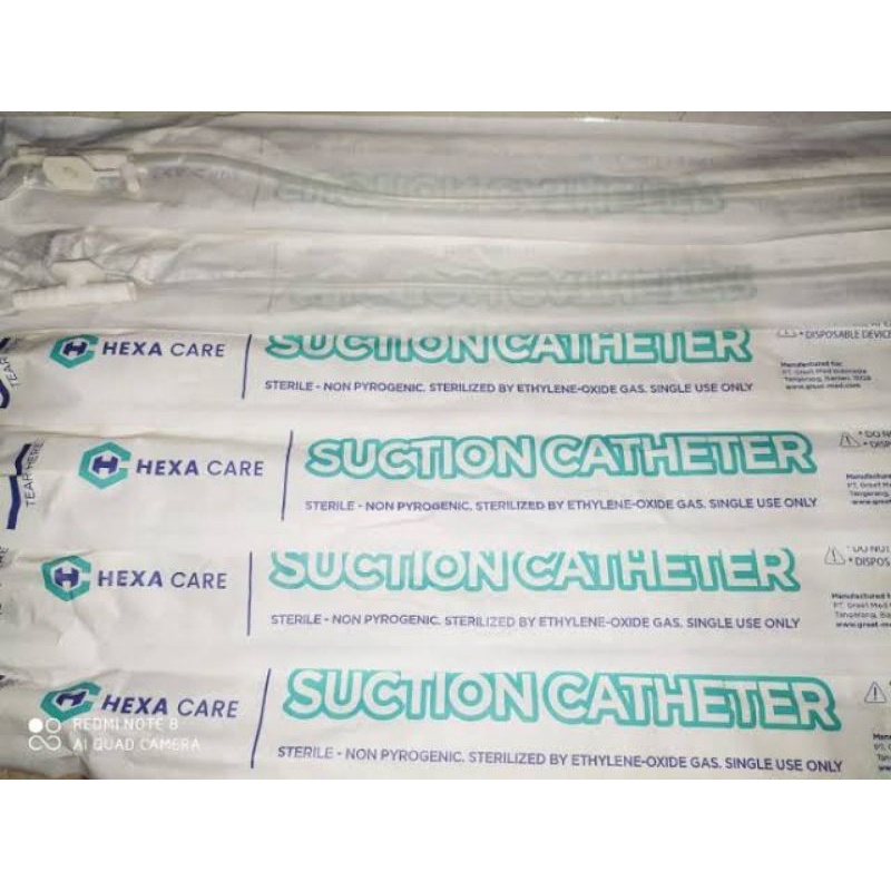 Selang suction Hexa Care / Selang dahak Hexa Care Uk 8Fr 10Fr 12Fr