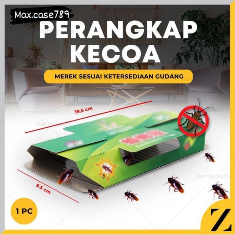PERANGKAP KECOA + RACUN KECOA / PAKET KOMPLIT MEMBASMI KECOA / LEM KECOA SERBAGUNA / PERANGKAP KECOA