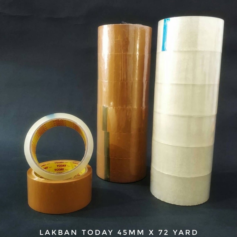 

ISI 6 ROL LAKBAN TODAY TAPE 45mm x 72Yard KUALITAS DAIMARU