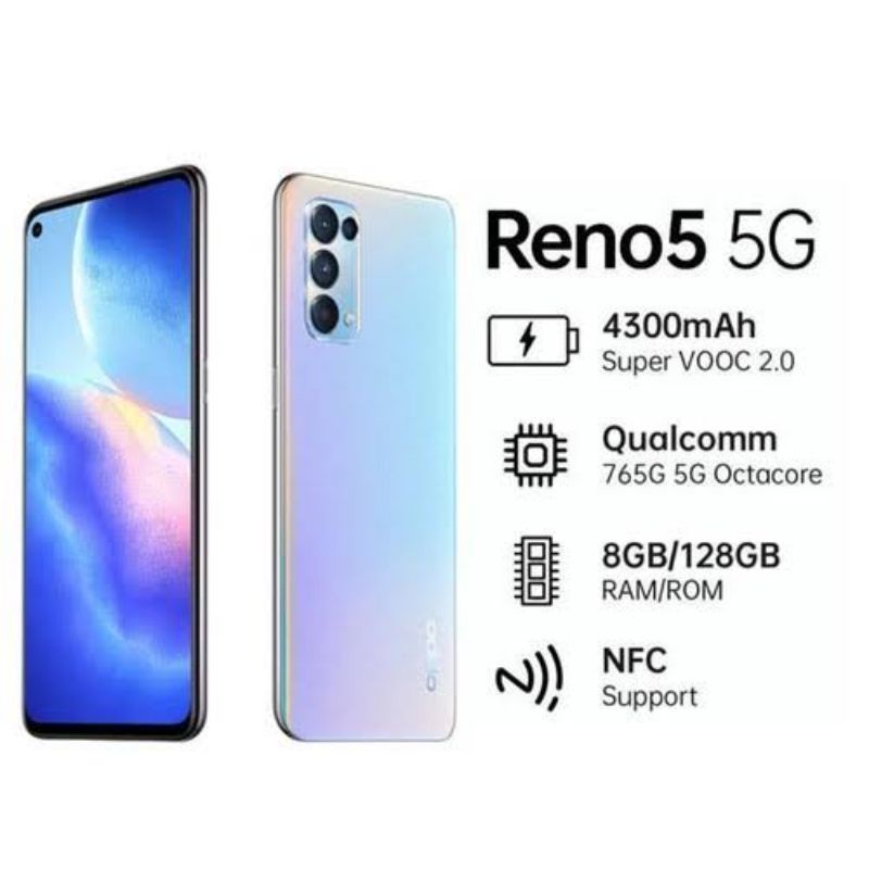 Oppo Reno5 5G 8/128gb NFC