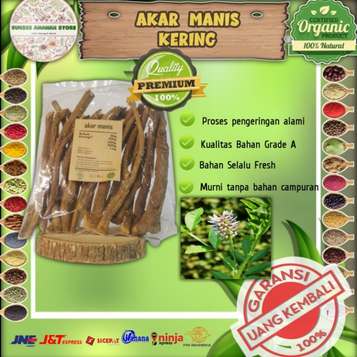 

Akar Manis Kering 100 gram Liquorice Licorice