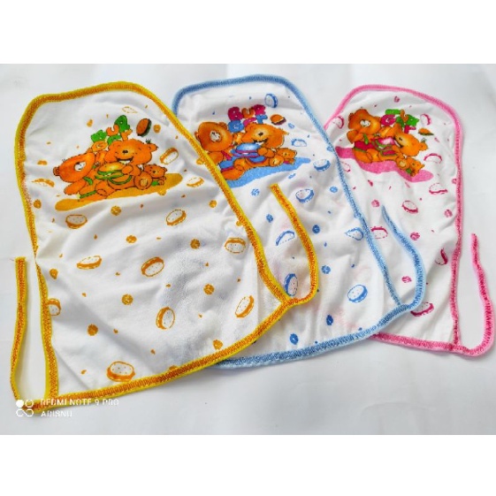 12pc Popok Bayi / Popok Alas / Popok Ikat Tali / Popok Putih Sablon/ celana tali putih /popok lusin