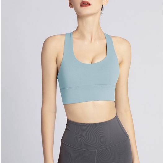 [OXY] Olahgara Wanita Sport Bra / Cross Back Yoga Tanktop 2010 (S/M/L)-8