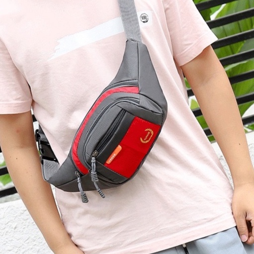 ONLYONE12 Tas Selempang Pria Import / Sling Backpack Waist Bag / Tas Pinggang Pria / Tas Yunhe