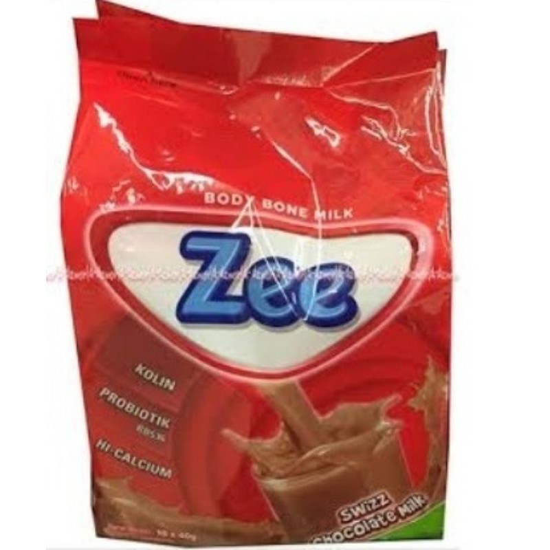 

SUSU ZEE SACHET BAG RASA COKLAT (10 X 40GR) READY COD GRAB & GOJEK