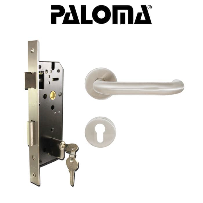 Kunci satu set PALOMA LRP 404 LOCKSET ROSES LHT ZLATAN 19M SS