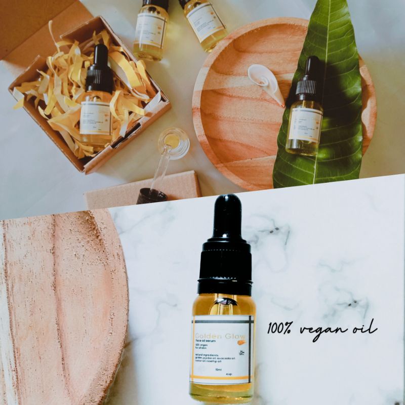 Jual SERUM GLOWING FACE OIL GOLDEN GLOW Shopee Indonesia