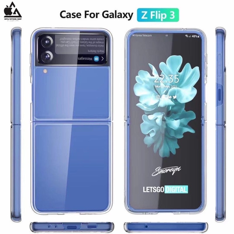 CASE BENING CLEAR SAMSUNG GALAXY Z FOLD 1  FOLD 4 FOLD 3 FOLD 2 FLIP 3  FLIP 2 FLIP 4 FLIP 1 Cover TRANSPARAN HD HIGH QUALITY