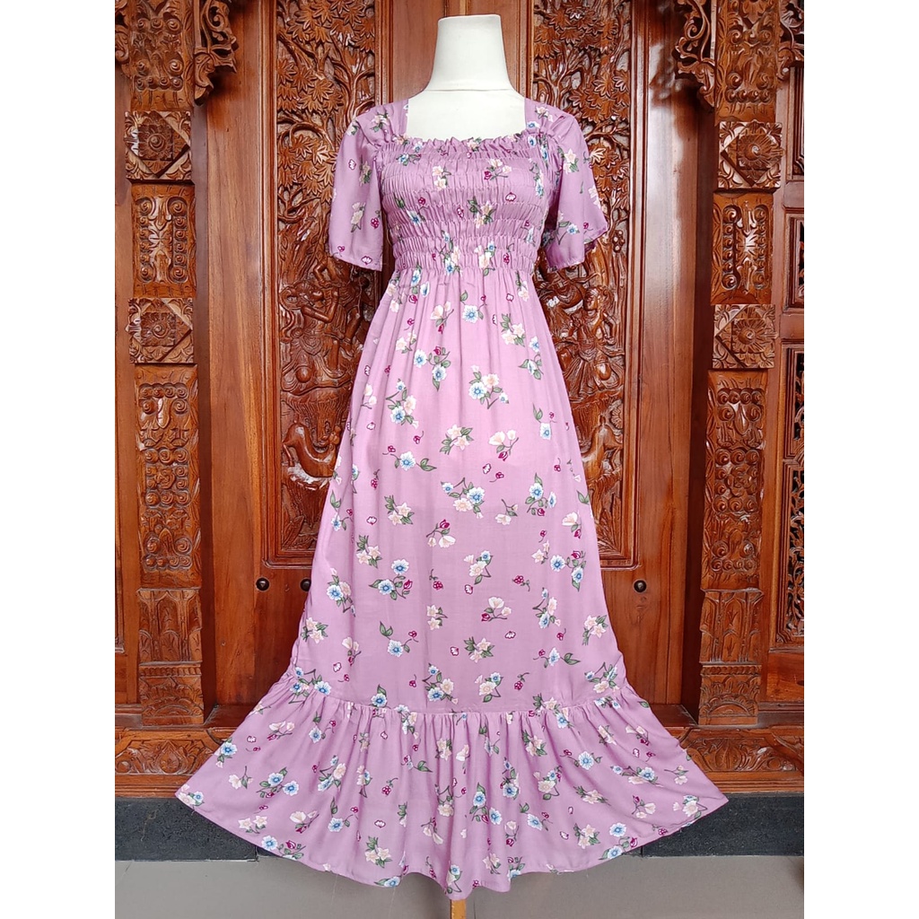 VANESSA REMPEL/ DASTER KERUT DADA REMPEL / DASTER SMOK-AUBRETA PINK