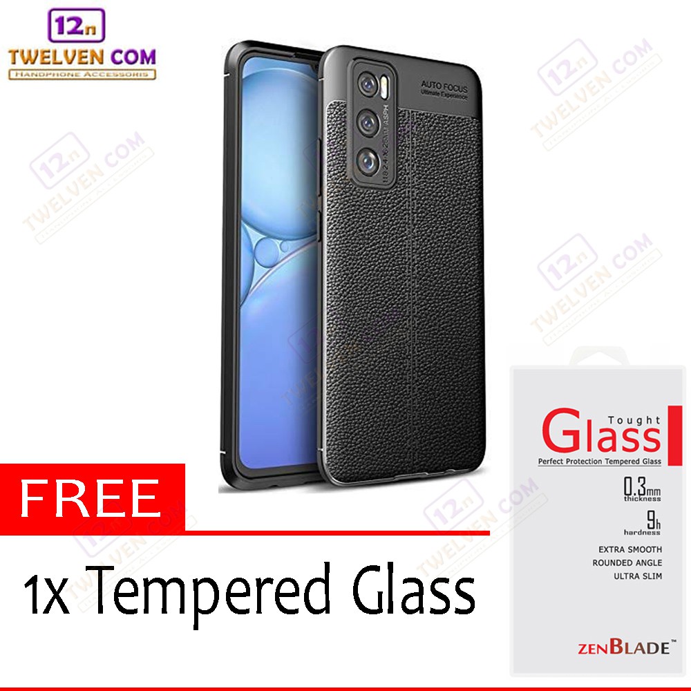 Case Auto Focus Softcase Vivo V20 SE - Free Tempered Glass