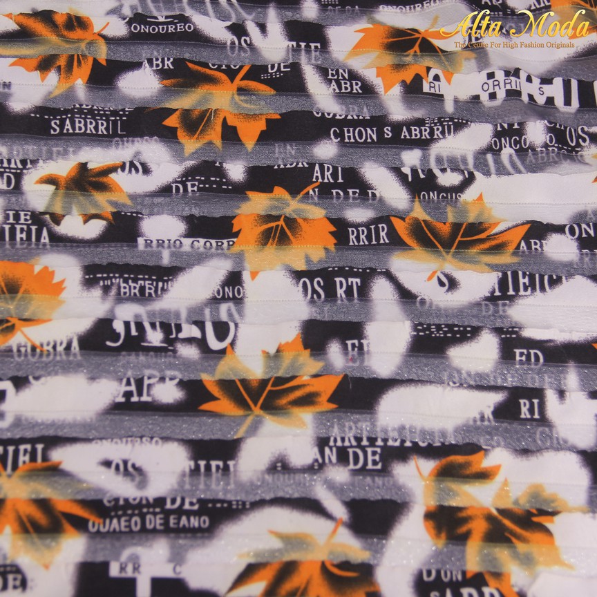 

Alta Moda Stretch Plete Motif Autumn Leaves Kuning (1M)