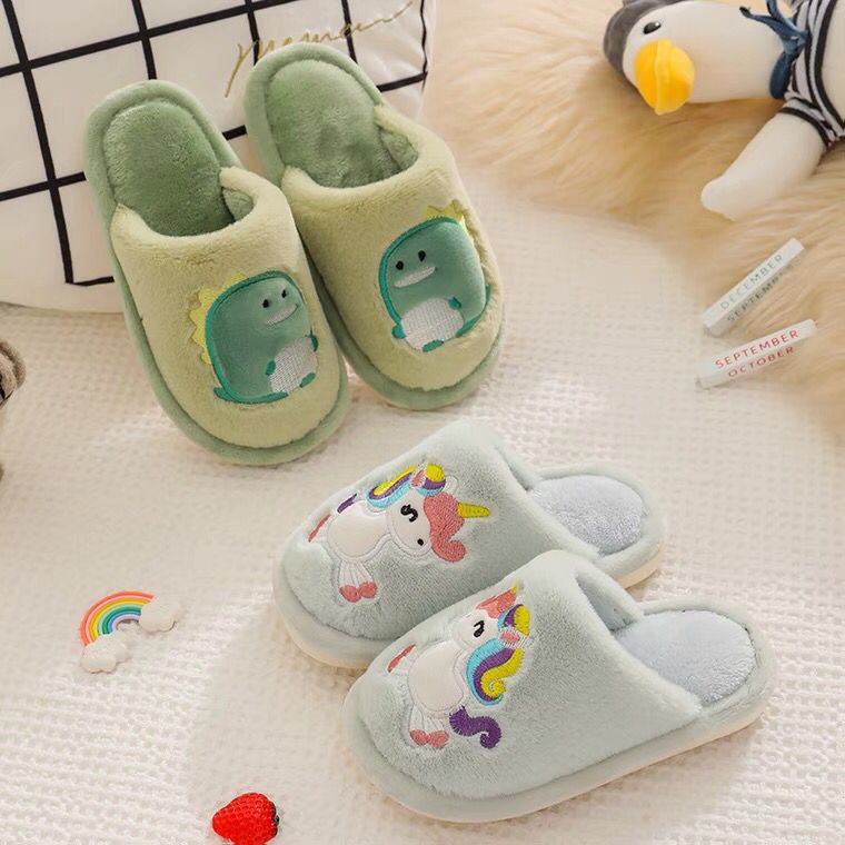 SANDAL RUMAH DINO DINOSAURUS UNICORN KUDA PONY ANAK SEPATU KAMAR IMPOR ANAK DEWASA