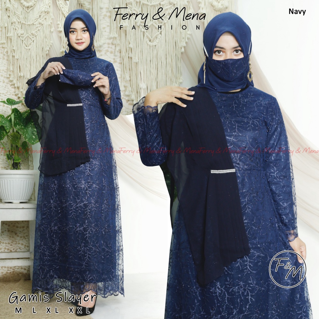 TERTERMURAH...Gamis Wisuda//Gamis Slendang Mayang/Gamis Model Slayer/Baju Gamis Kekinian Wanita Terb