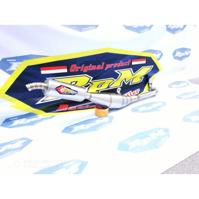 Knalpot Crystal - Knalpot Racing Suzuki Crystal Creampie Stainles