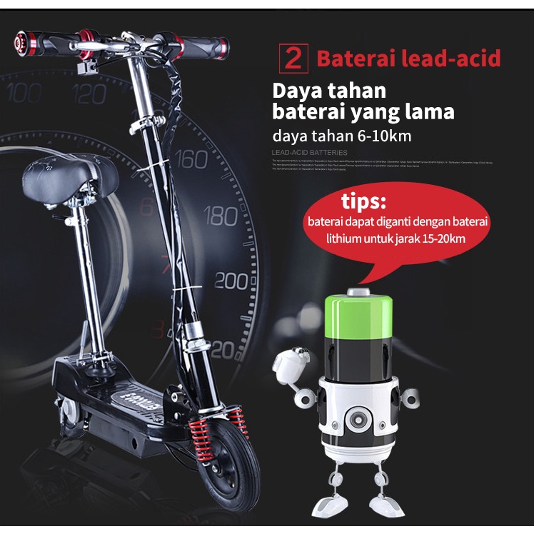 Skuter Elektrik /Skuter Listrik Mini /Foldable Smart Electric Scooter KL071