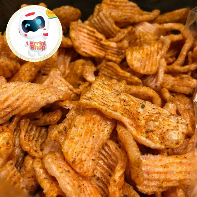 

Kerupuk Ikan GURIH GURIHNYOY 100 Gr ASIN GURIH / PEDAS GURIH