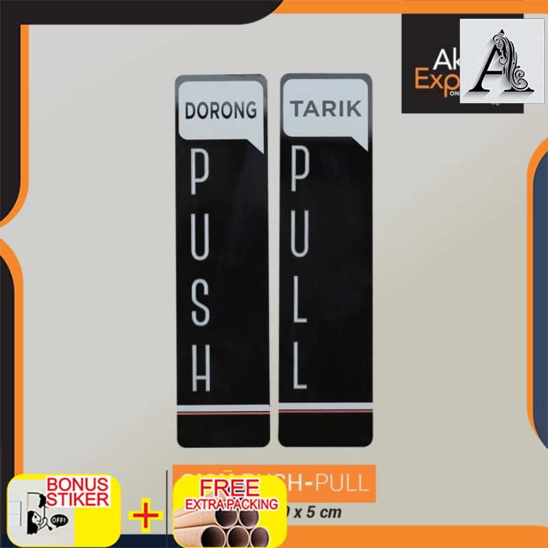 

Terlaris Akrilik sign push & pull ( 1 set ) / akrilik sign / akrilik sign push
