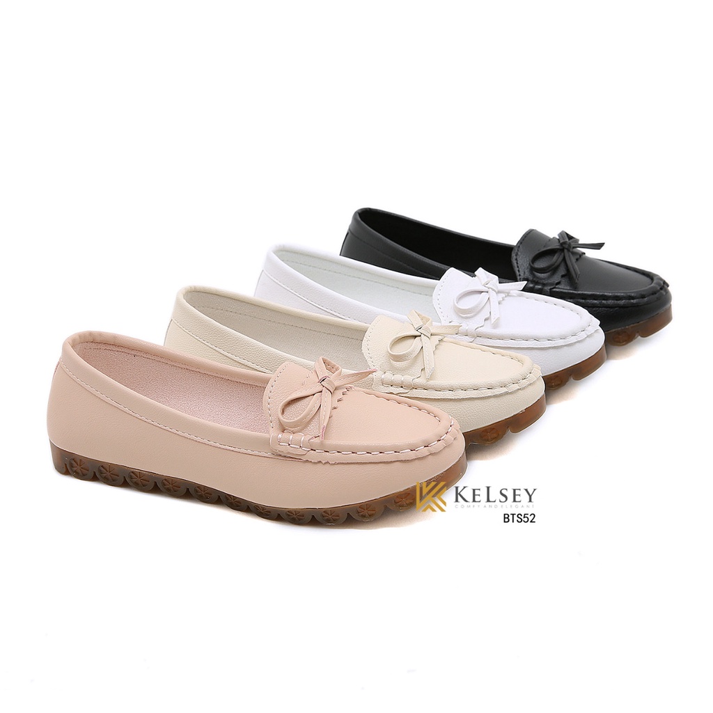 (GRATIS ALAS KAKI) RESTOCK!!  Nicole Sepatu Flat Wanita Kelsey BTS52 Sepatu Wanita Import Slip On Soft Kanvas Elastis Anti Slipf