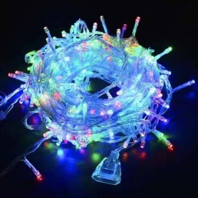 &lt;^ SJA ^&gt; Lampu Natal hias multifuncion 40led 7.5m twinkle lingt string