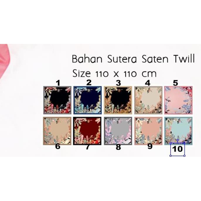 NEW ARRIVAL UMAMA VELVET MOTIF SATIN- ECER SEGI EMPAT PRINT JILBAB HIJAB SQUARE CANTIK