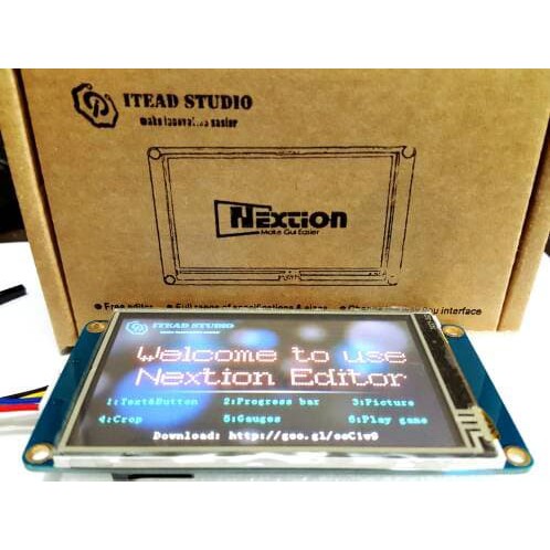 Nextion 3.2" HMI UART LCD TFT + Touchscreen for Arduino Rasbpi