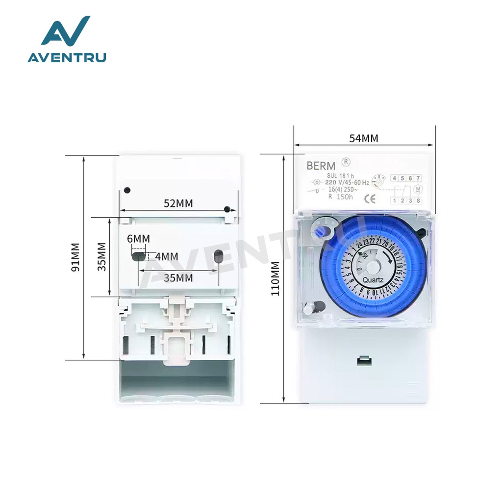 Timer Switch Analog SUL 181H / SUL181H Berm Original