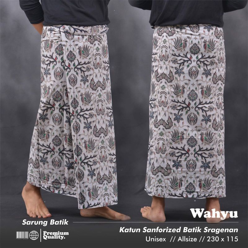 sarung pria batik solo Wahyu