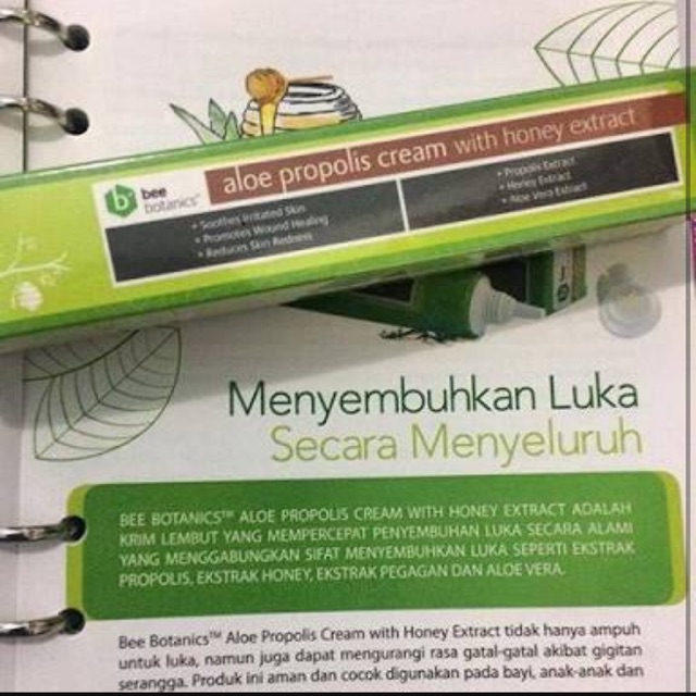 HDI Bee botanics aloe propolis cream with honey Extract