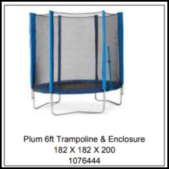 Jual Trampoline Trampolin Plum Junior Anak 6 Ft ( Dengan Jaring
