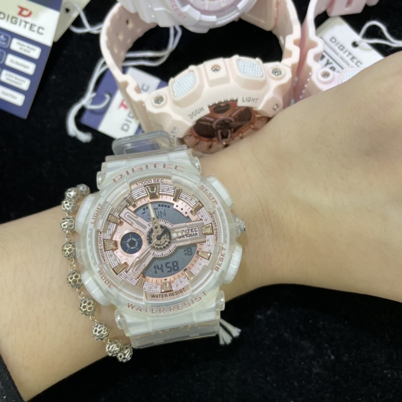 Jam Tangan Wanita DIGITEC (Analog dan Digital) SOFT COLORS MURAH!!