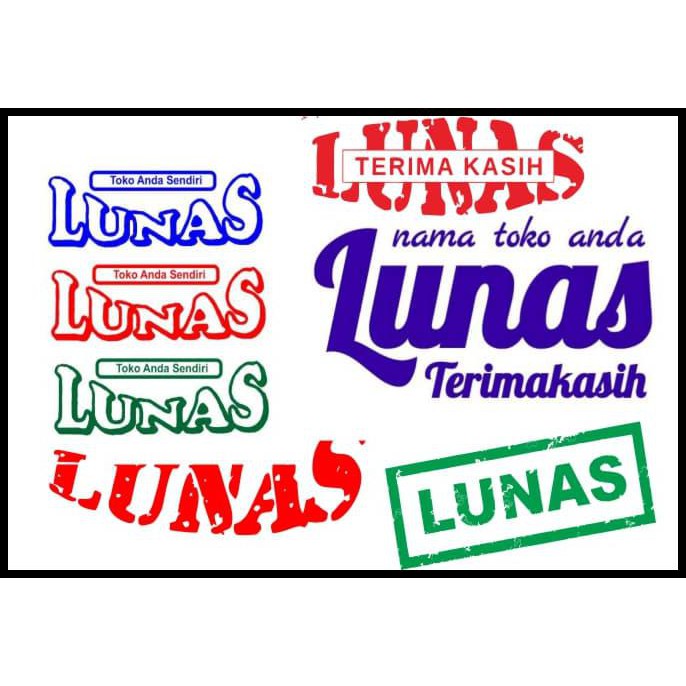 

(Best Seller!!) Stempel Flash ( Warna/Otomatis ) Lunas