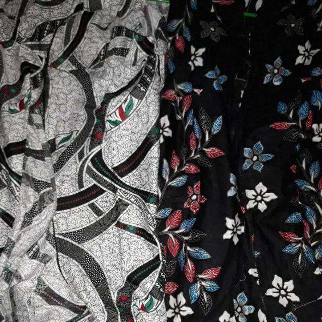 Jumbo,cardigan Batik Wanita Etnik Tanpa Lengan Outer Batik Cewek - Hv10