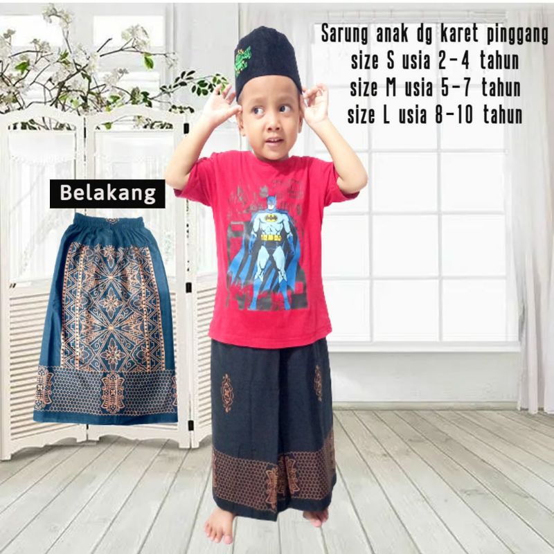SARUNG ANAK INSTAN | SARUNG BATIK ANAK | SARUNG BATIK INSTAN ANAK