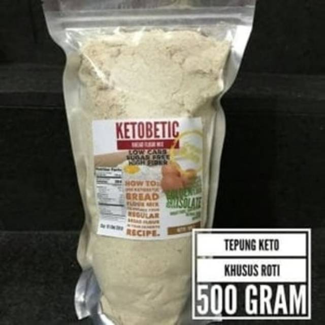 Ketobetic Bread 500gr Allaire Tepung Keto Khusus Roti