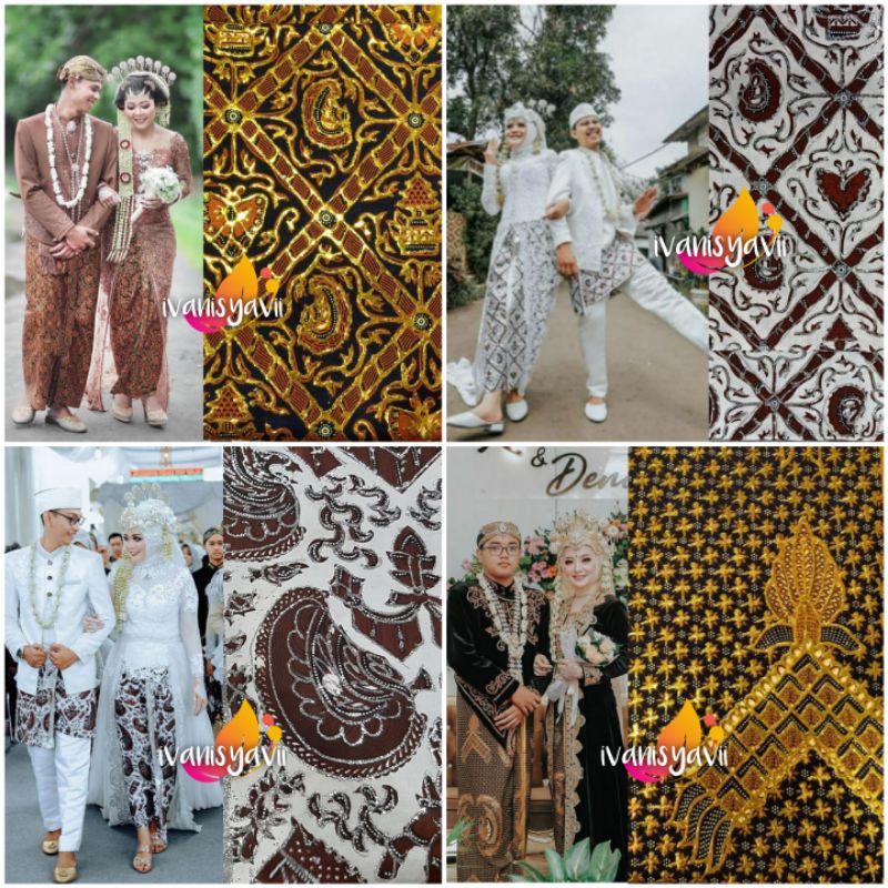 Sepasang Jarik Pengantin Prodo | Motif Lengkap (Prodo Gold / Silver)