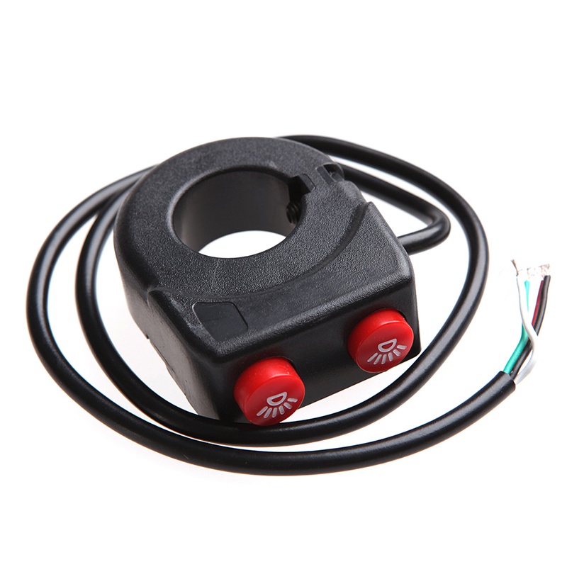 Cre Tombol Saklar On / Off Lampu Depan / Kabut Untuk Stang Motor Dirt Bike 7 / 8 &quot;