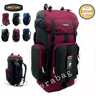 Polo Live 022 Multi warna Backpack Tas gunung Tas keril Tas Carrier Tas Camping