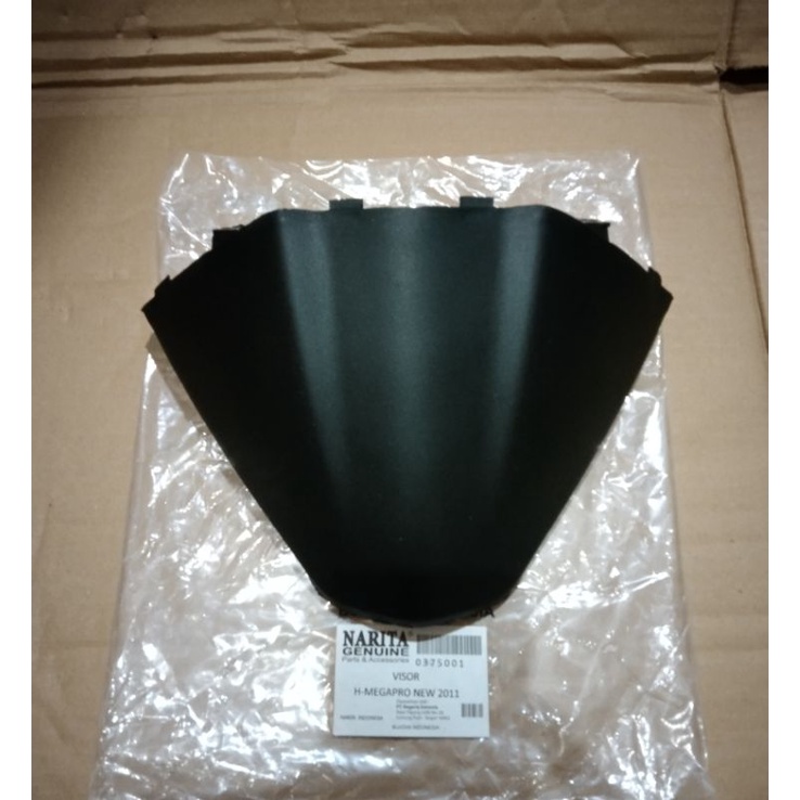 VISOR KOVER COVER TUTUP BATOK KEDOK KEPALA LAMPU DEPAN MEGA PRO NEW MONO SHOK 2011 HITAM