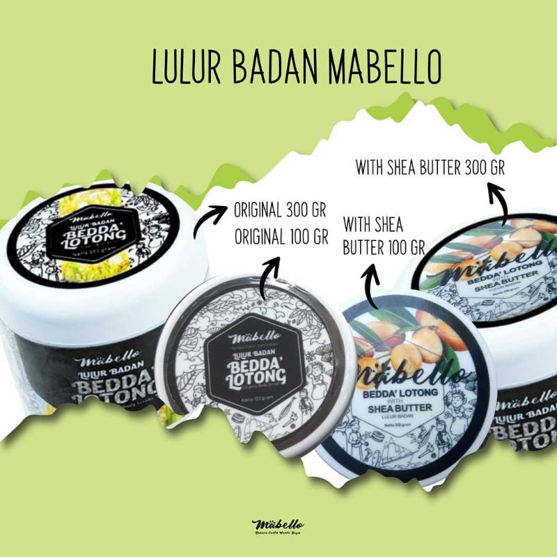 (AGEN RESMI)mabello lulur bedda lotong /lulur bedda lotong/sabun bedda lotong /mabello bedda lotong/