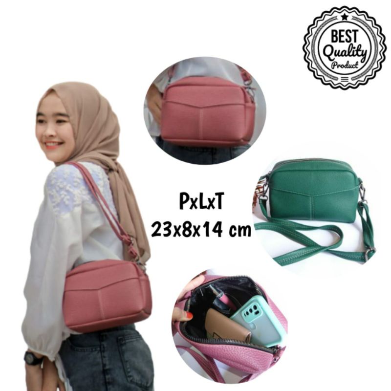 tas papirut kulit jeruk/tas selempang/tas hp dan uang import wanita murah/tas virall 2022 terbaru slingbag kekinian