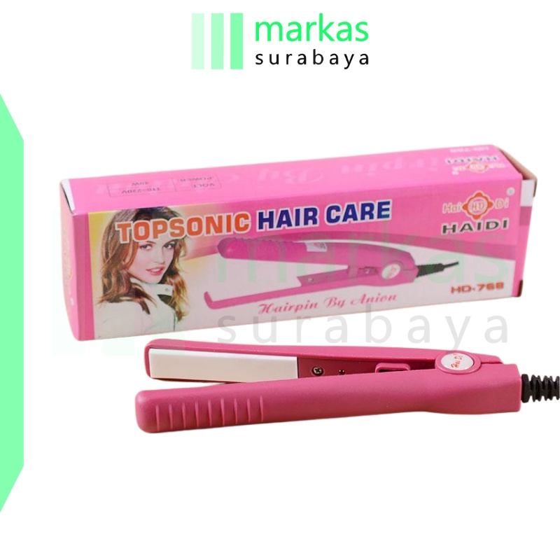 MARKAS HD768 Catokan Rambut Mini Haidi Topsonic Hair Straightener Styling