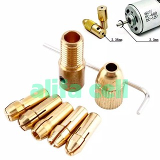 1 set chuck collet mini drill mini grinder konektor mata