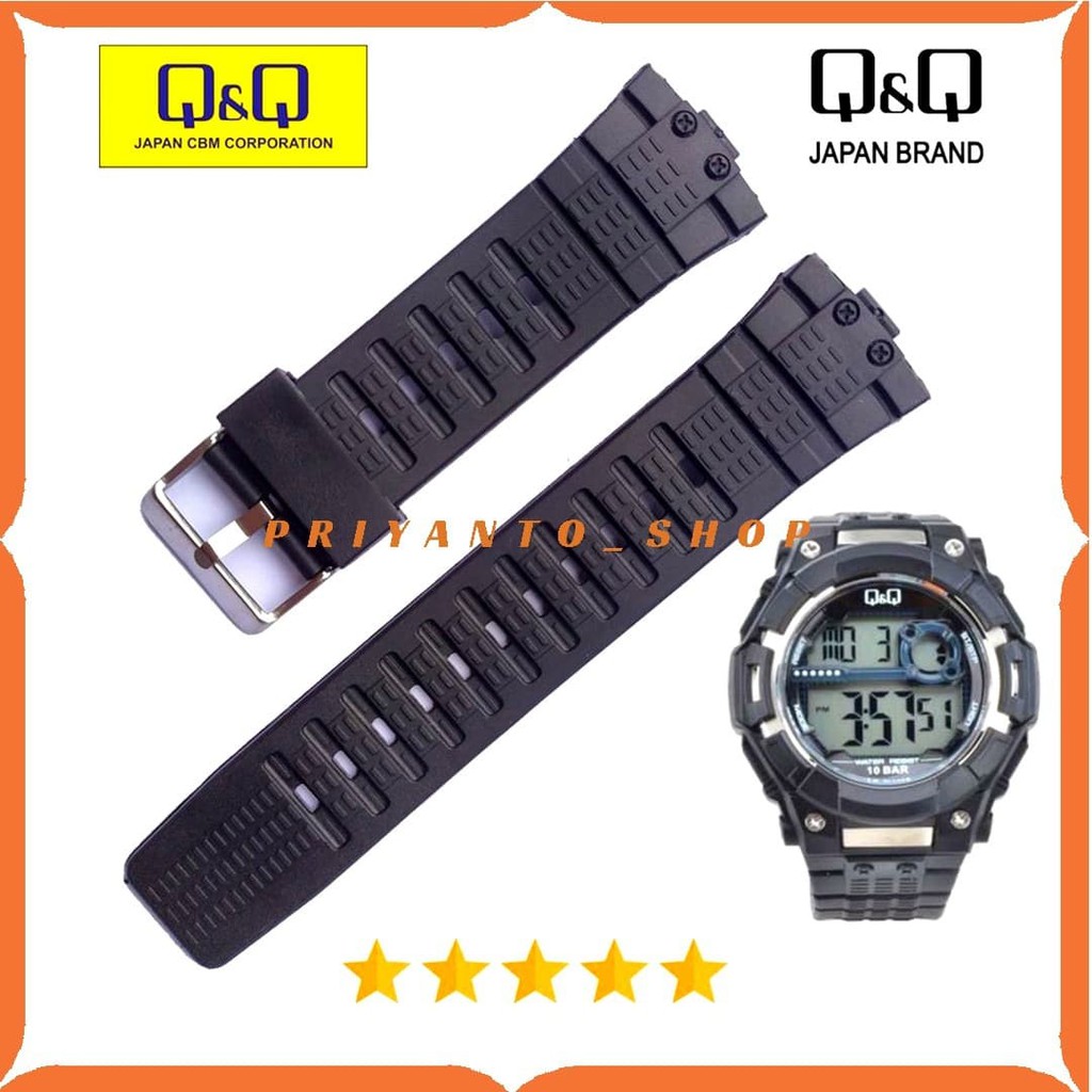 Strap tali jam Tangan Q&amp;q QnQ M125 Q&amp;q M-125 QnQ M 125 Sport