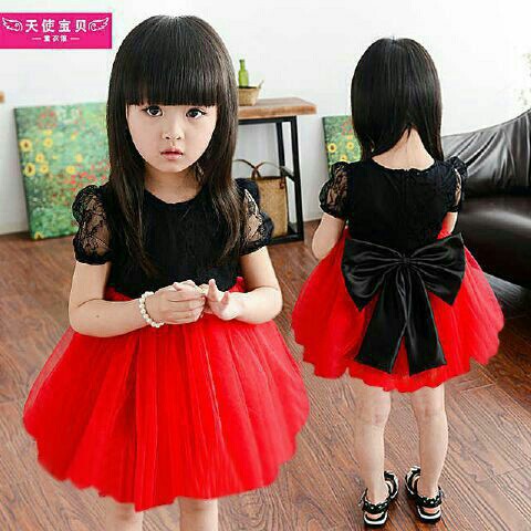 dress anak kid rok tutu brokat