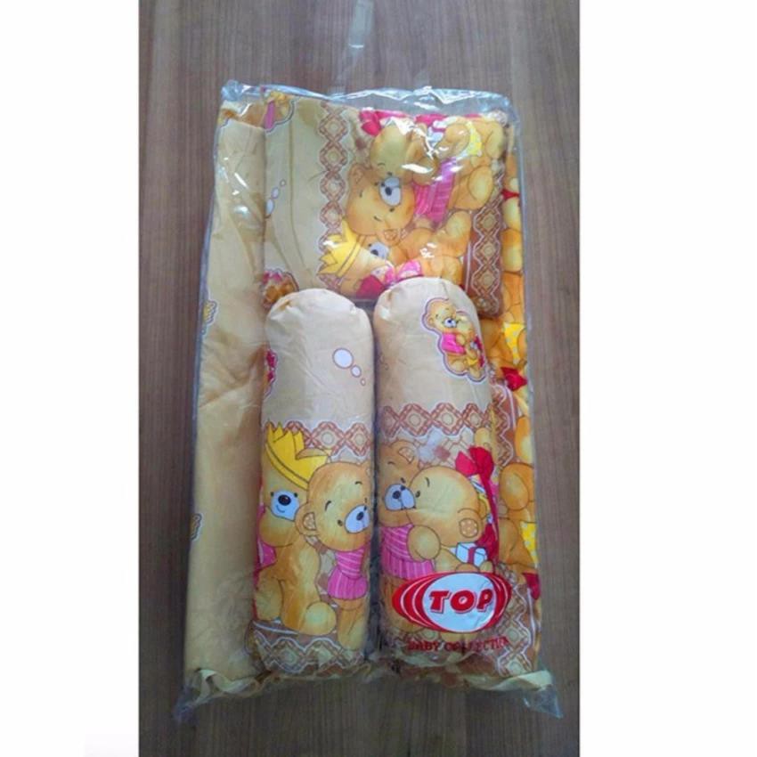 Top bantal guling bedcover selimut set 4 in 1 random motif baby gift set