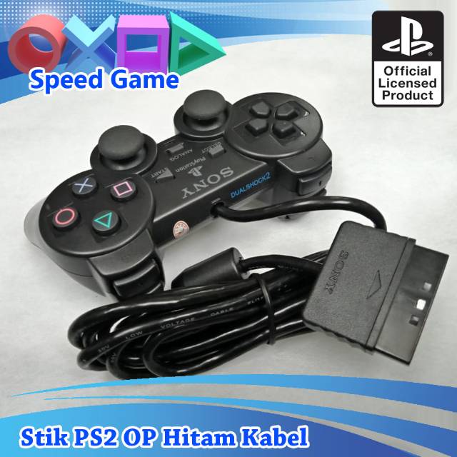 Stik Ps2 Stick PS2 ORI ORIGINAL PABRIK OP Elite Hitam