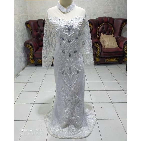 GAUN PENGANTIN DUYUNG+JUBAH PAYET MUTIARA