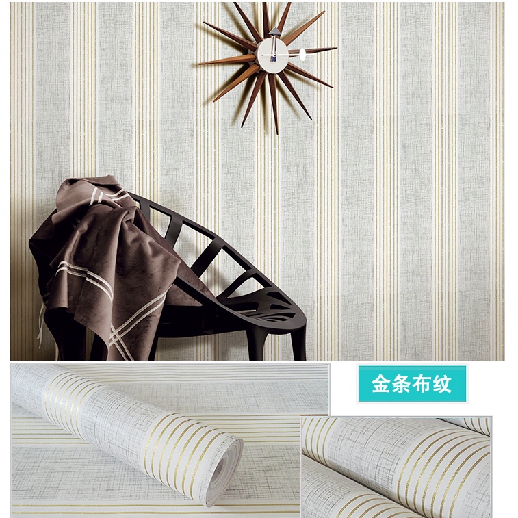 Wallpaper Sticker GARIS SILVER