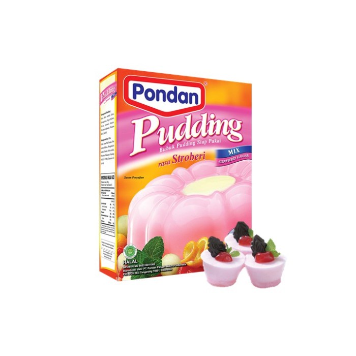 

Pondan Pudding Strawberry 200 Gr
